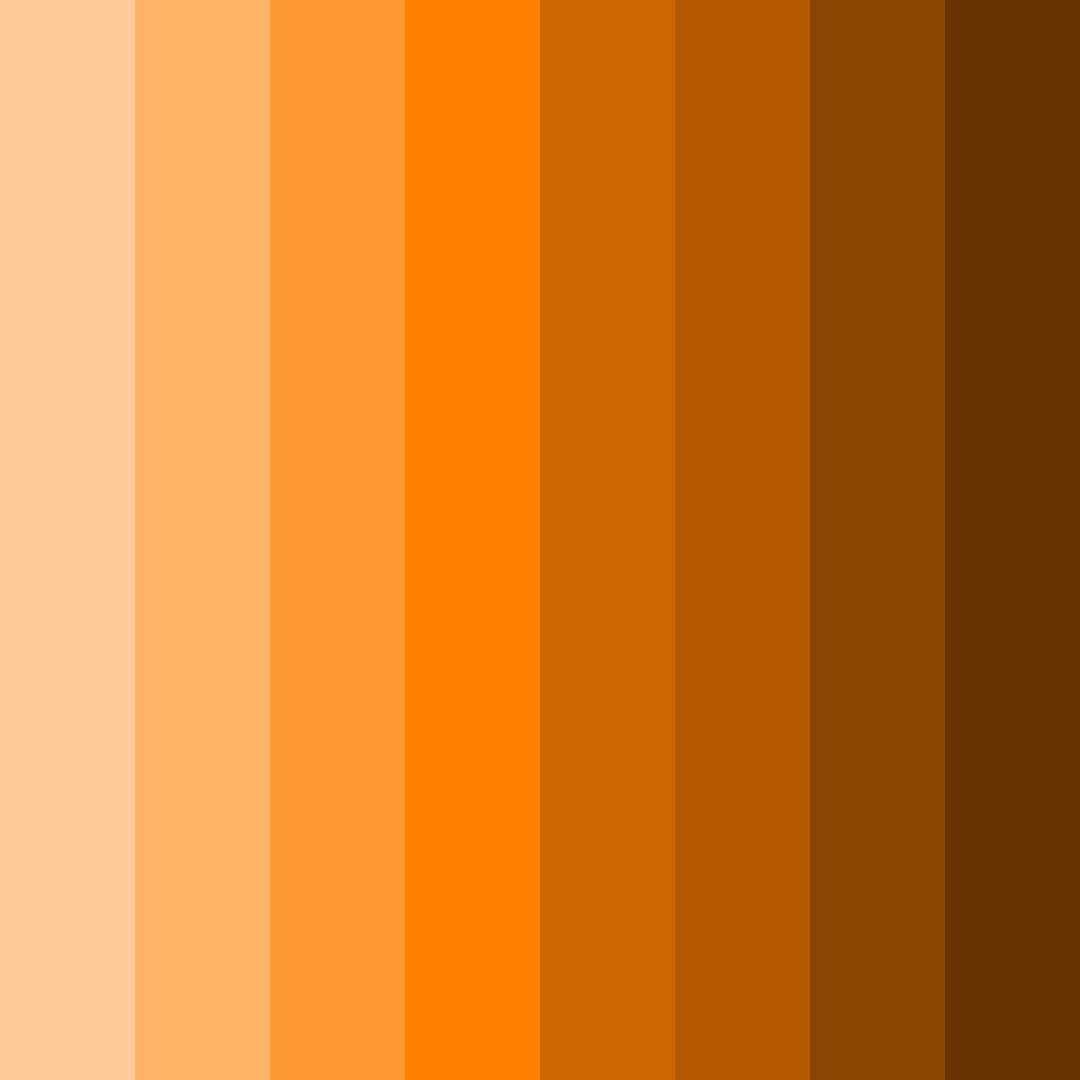 Download sunny ember glow color palette PNG image (square)