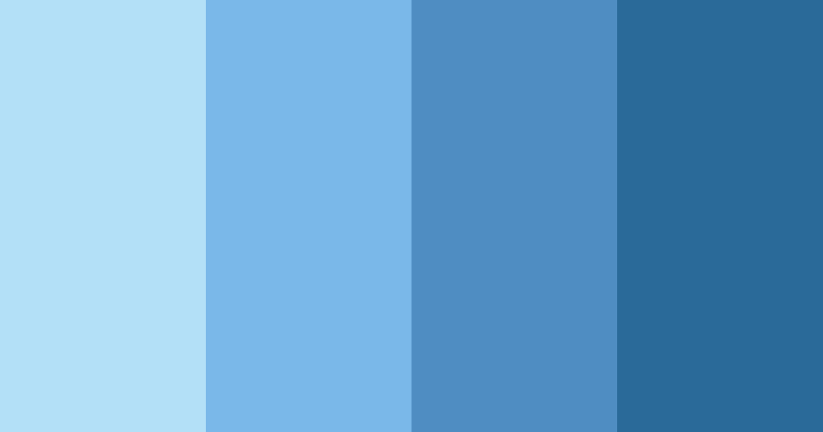 Download azure harmony color palette PNG image (landscape)