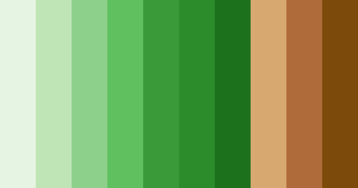 Download emerald renewal color palette PNG image (landscape)
