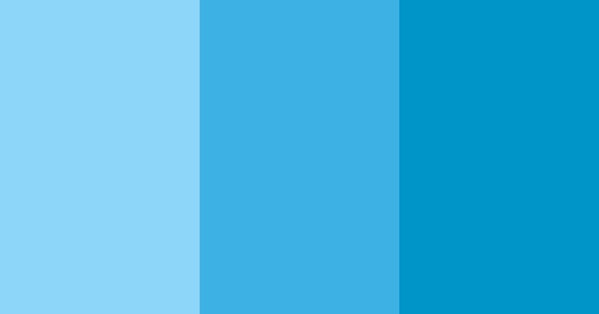 Download bright blue color palette PNG image (landscape)