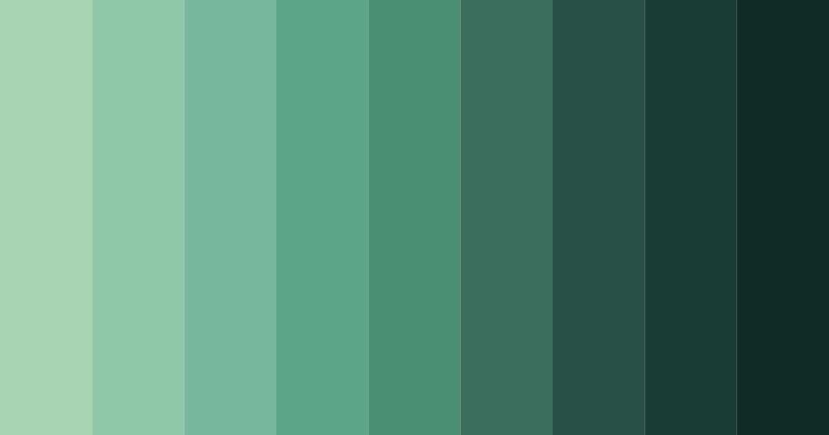 Download emerald canopy color palette PNG image (landscape)