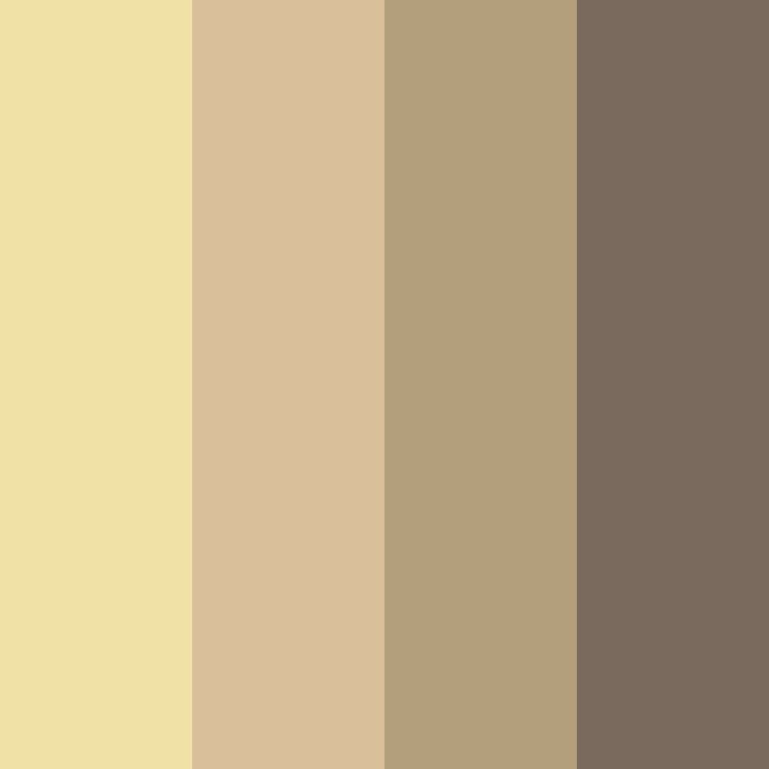 Download brown work color palette PNG image (square)
