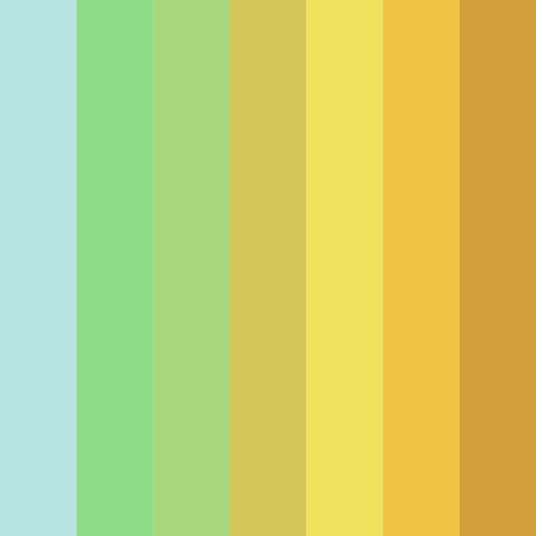 Download emerald green color palette PNG image (square)