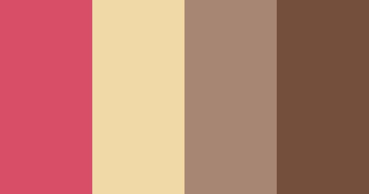 Download rosewood color palette PNG image (landscape)