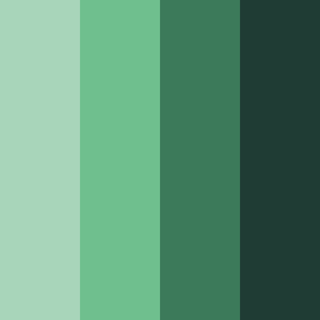 Download emerald canopy color palette PNG image (square)