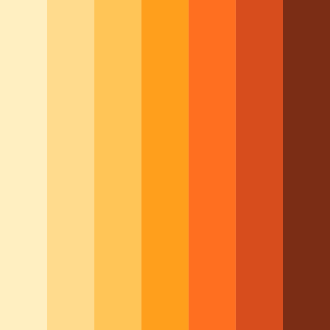 Download sunkissed harvest color palette PNG image (square)