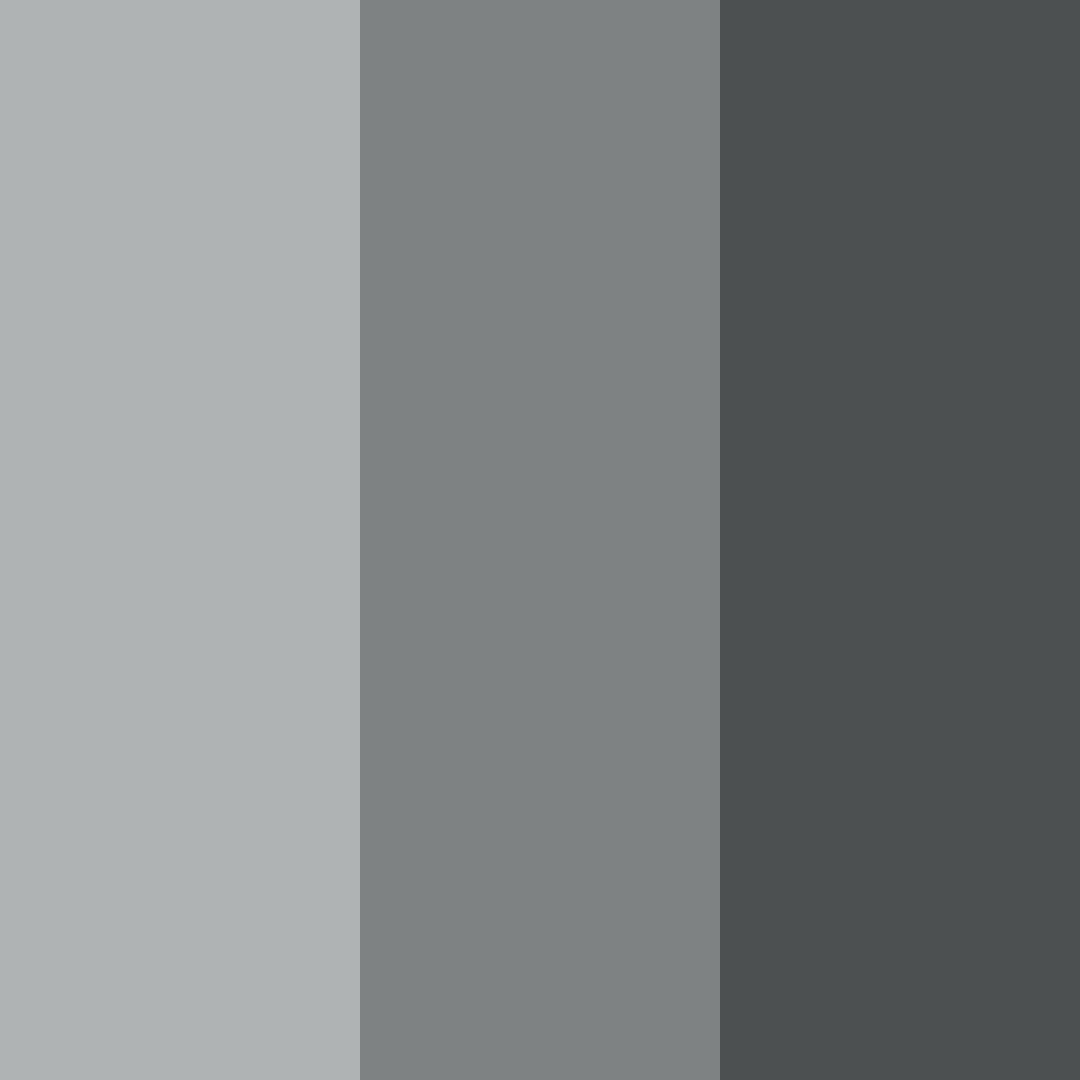 Download gray shades color palette PNG image (square)