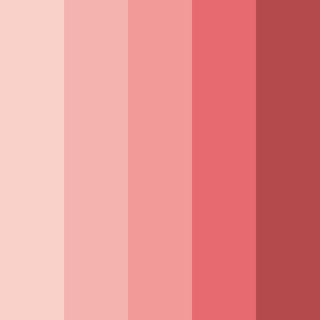 Download blushing blossom color palette PNG image (square)