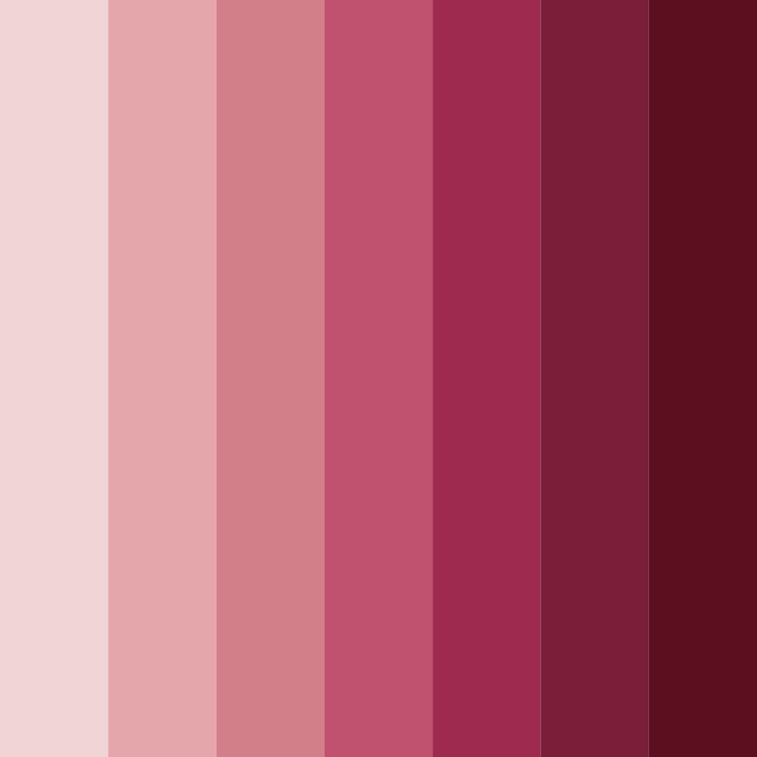 Download burgundy blossoms color palette PNG image (square)