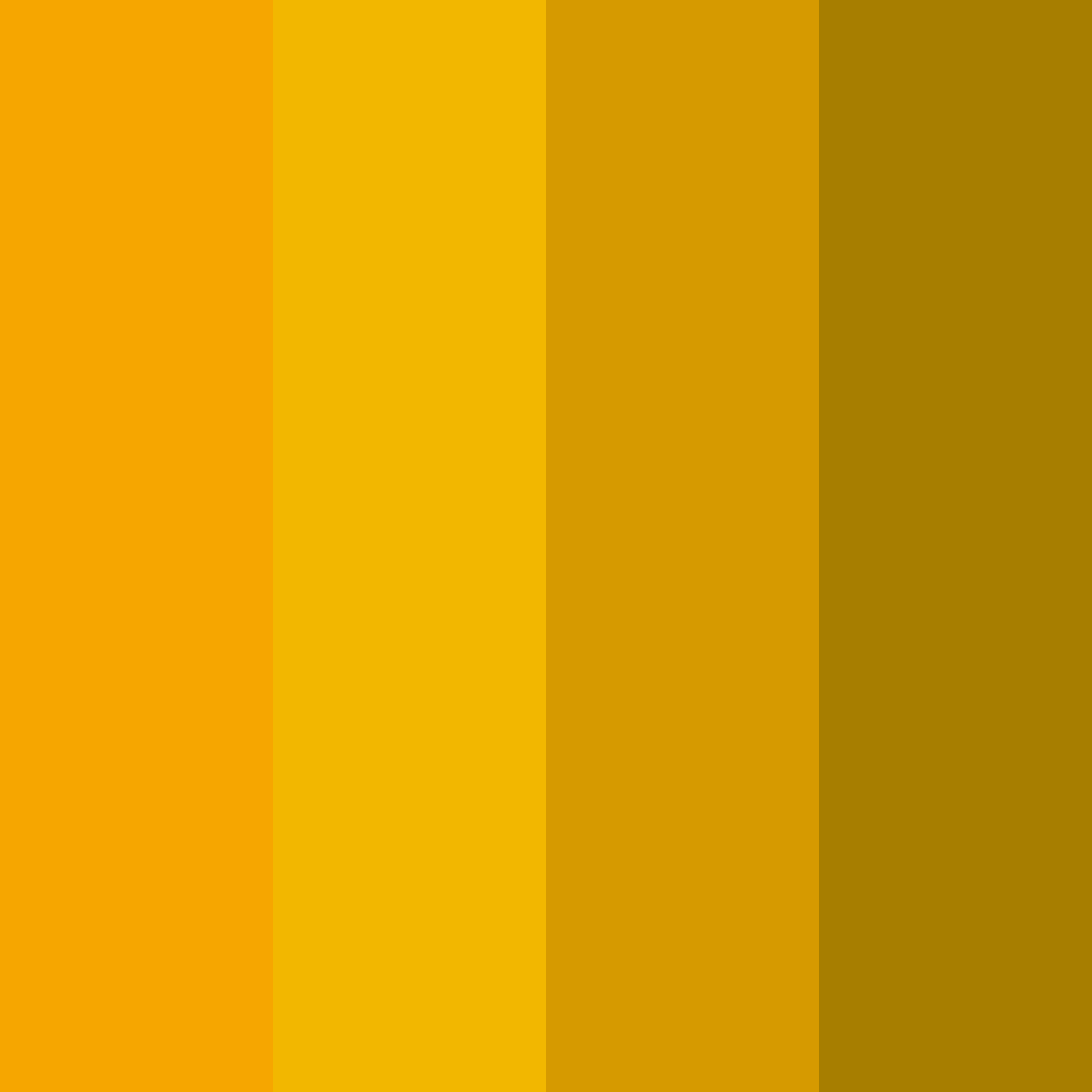 Download golden merigold color palette PNG image (square)