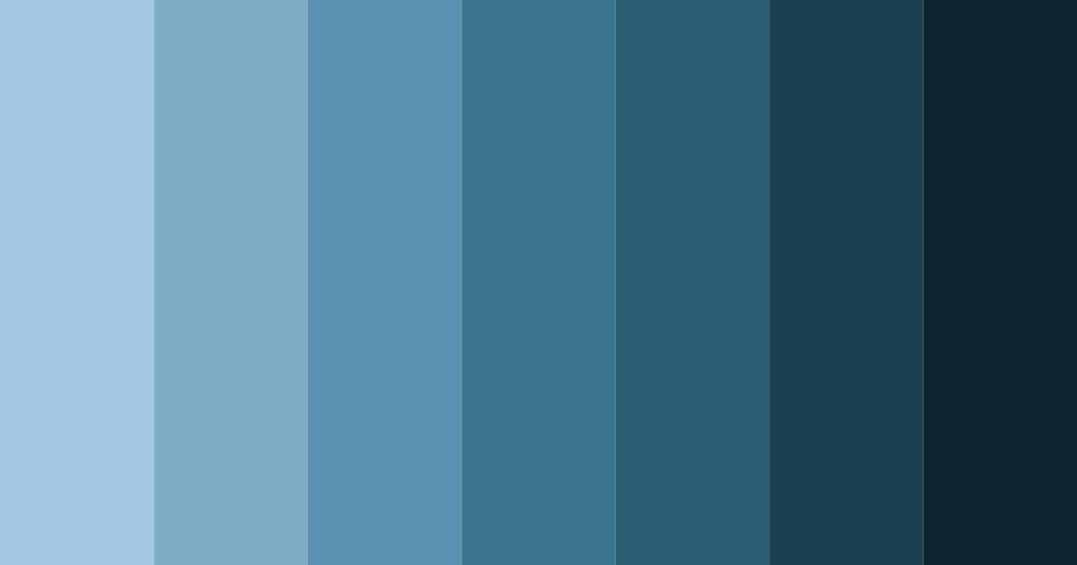 Download dusty blue color palette PNG image (landscape)