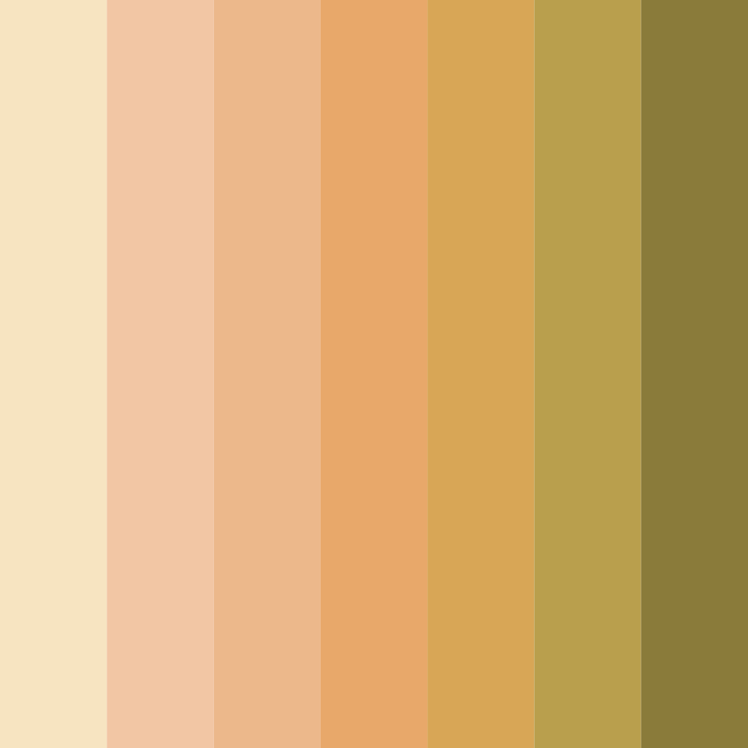 Download toast of elegance color palette PNG image (square)