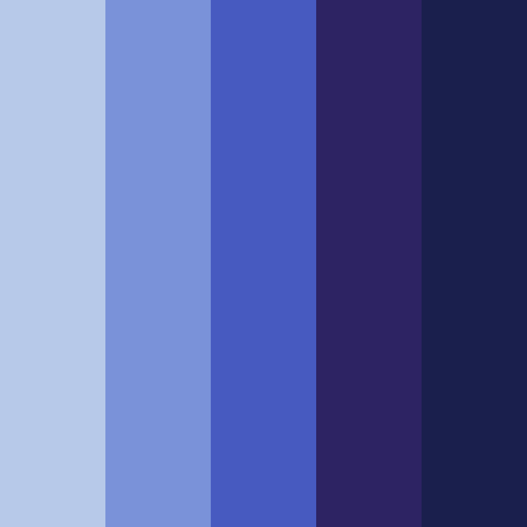 Download midnight reverie color palette PNG image (square)