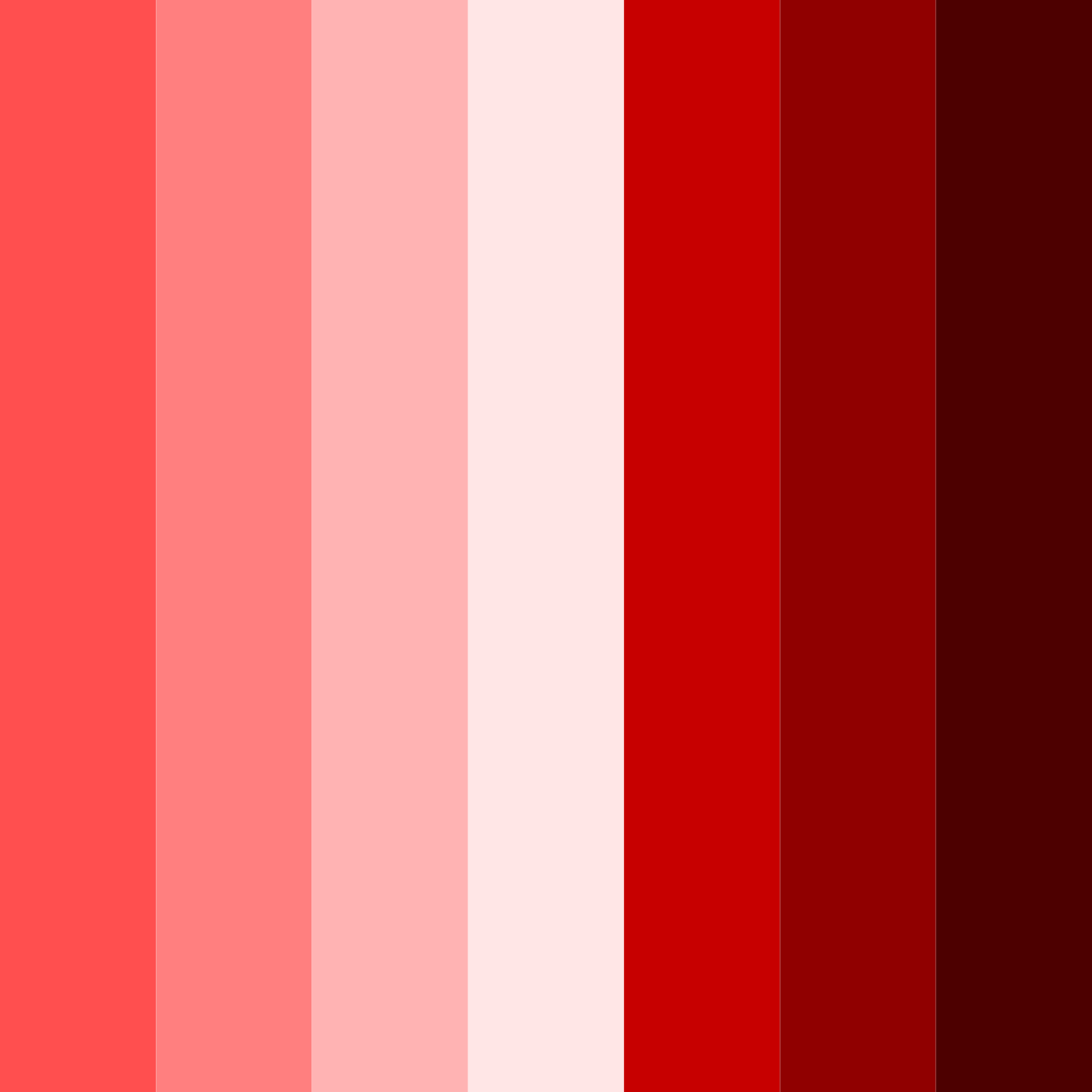 Download red flames color palette PNG image (square)