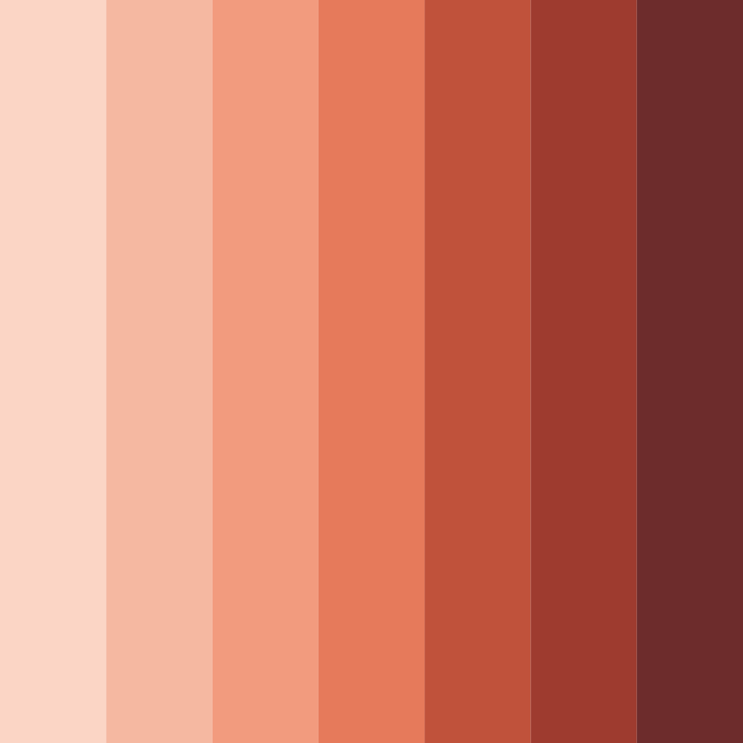 Download peach marzipan color palette PNG image (square)