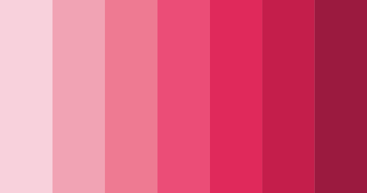 Download pastel pink delight color palette PNG image (landscape)
