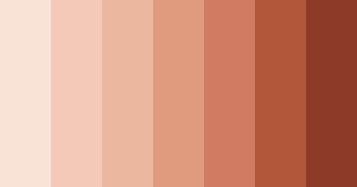 Download peachy flesh color palette PNG image (landscape)