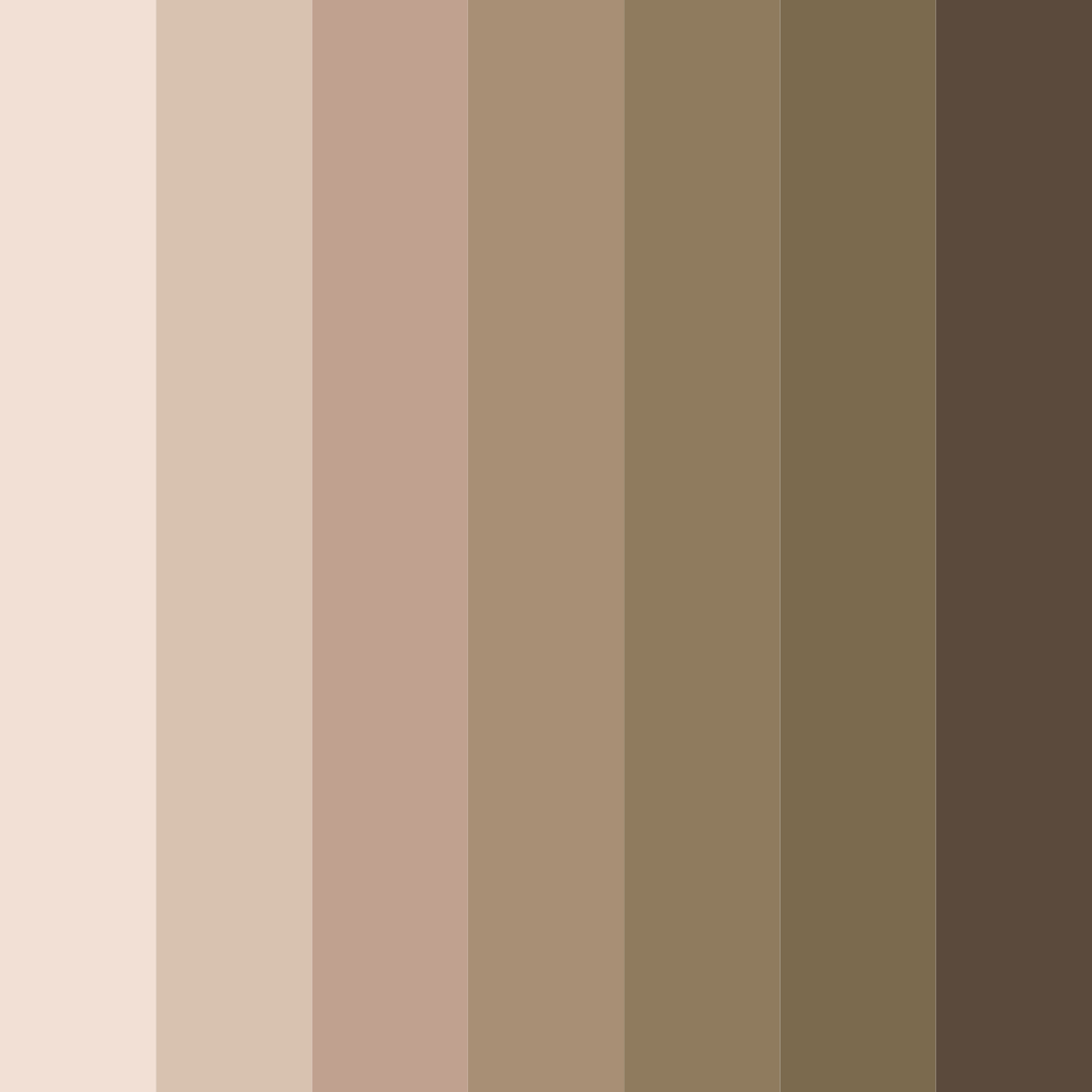 Download whispering woods color palette PNG image (square)