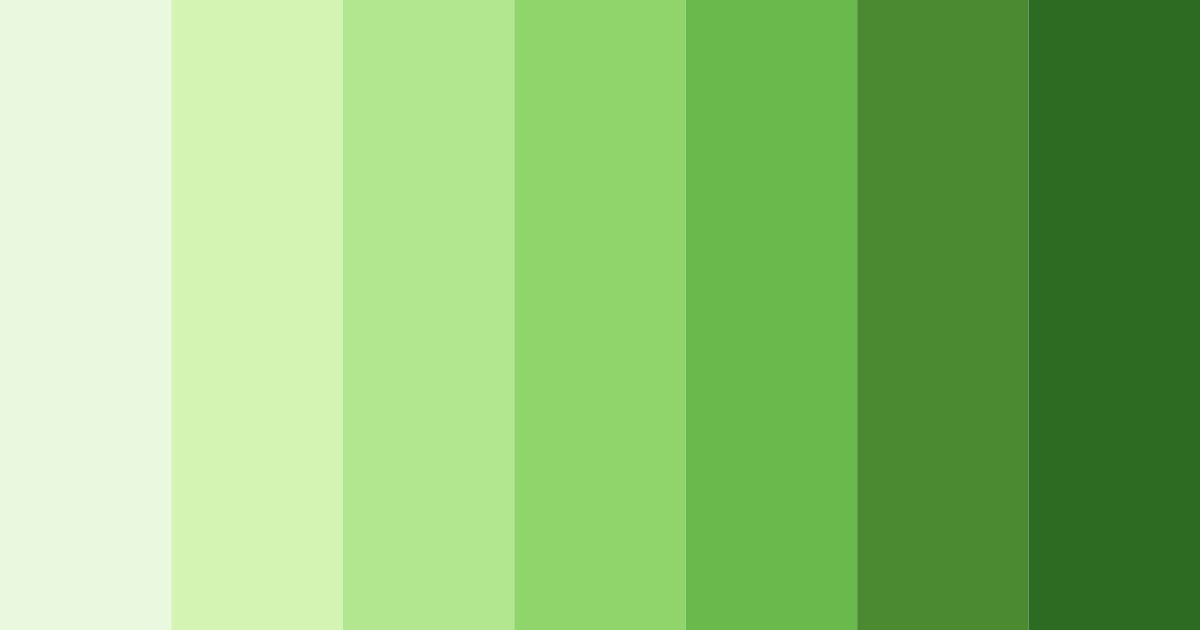 Download pastel lime shades color palette PNG image (landscape)