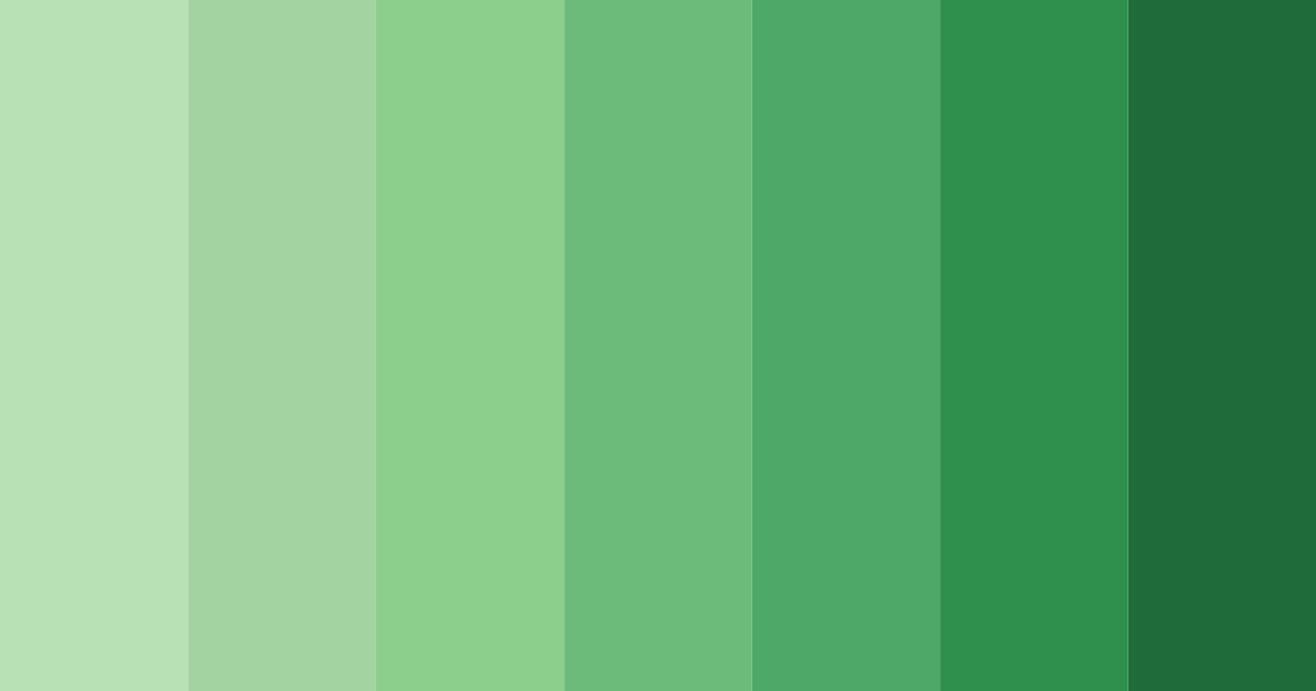 Download pastel green dream color palette PNG image (landscape)