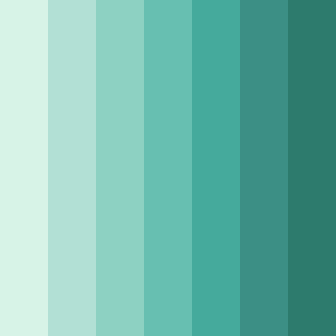 Download soft pastel green color palette PNG image (square)