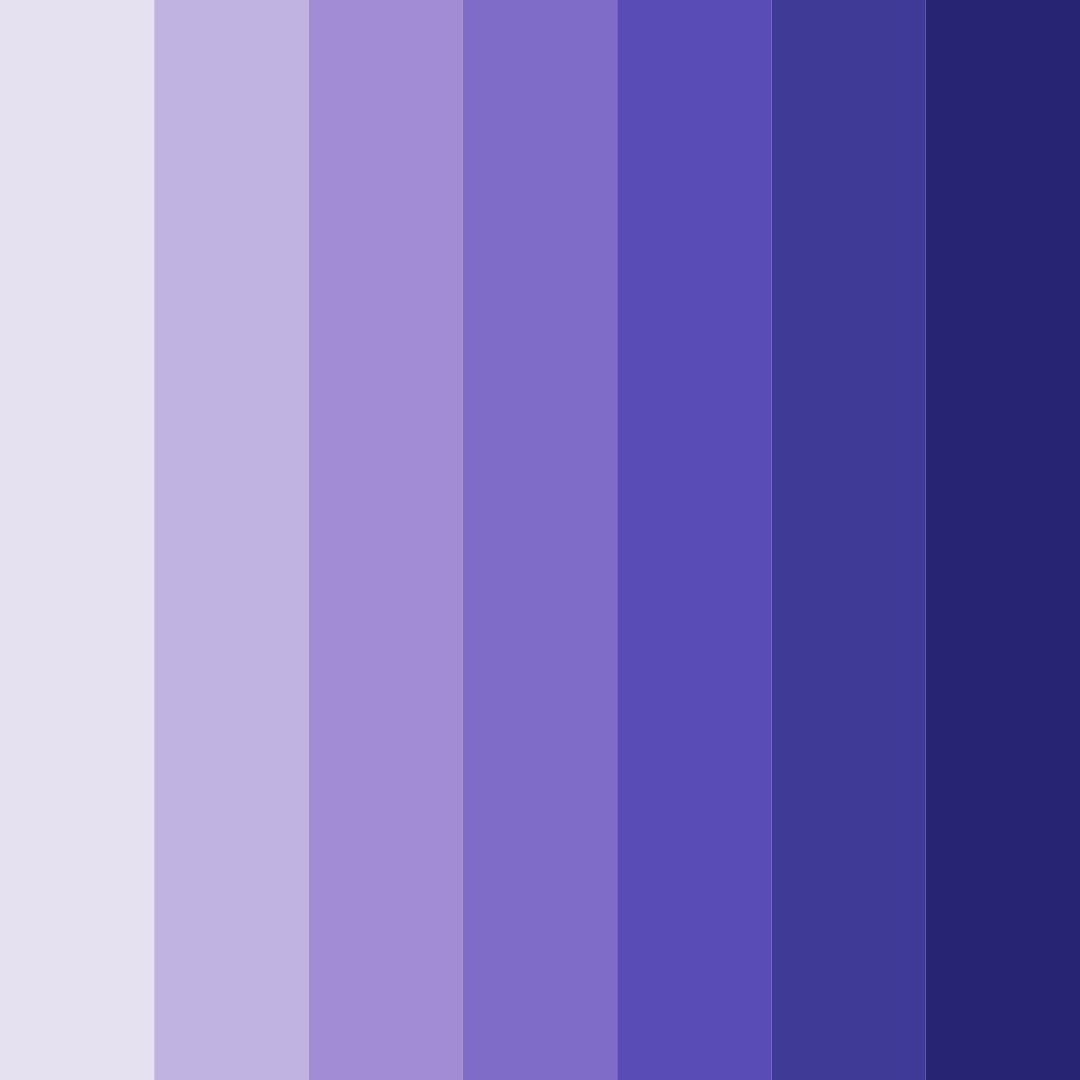 Download pastel indigo dreams color palette PNG image (square)