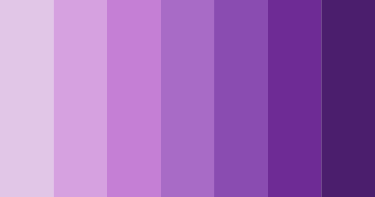 Download pastel violet color palette PNG image (landscape)