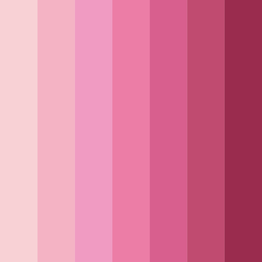 Download pink blush color palette PNG image (square)