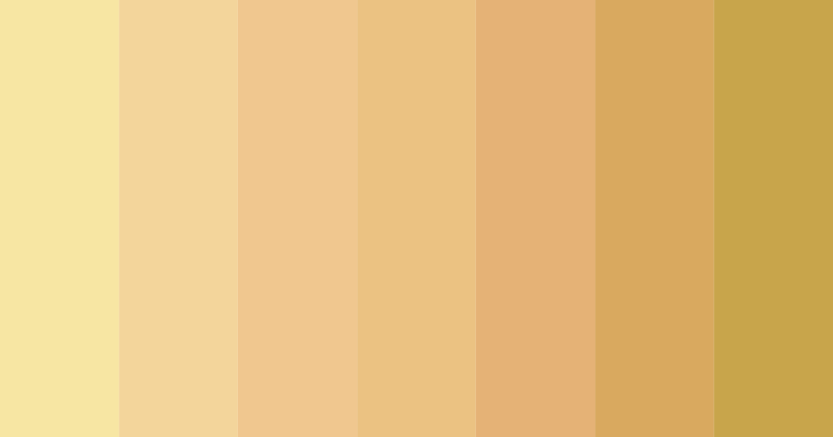 Download golden whisper color palette PNG image (landscape)