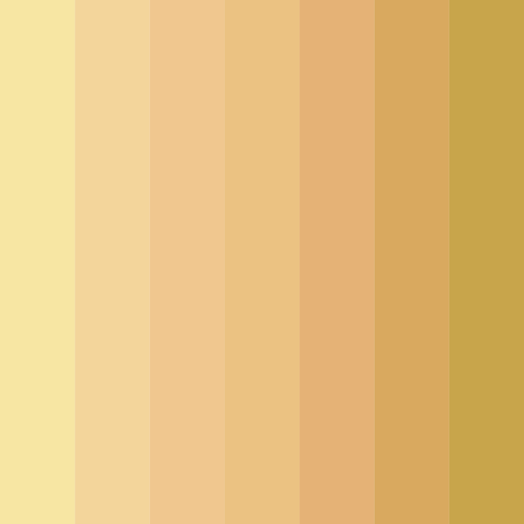 Download golden whisper color palette PNG image (square)