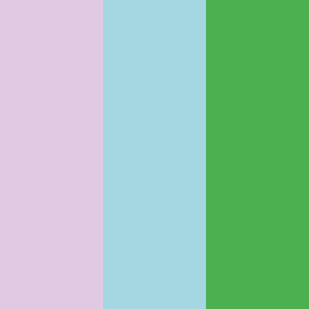 Download whimsical garden breeze color palette PNG image (square)
