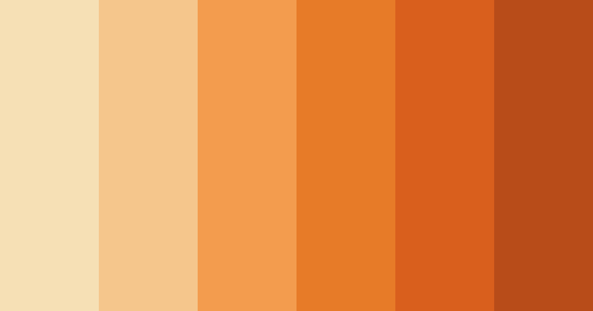 Download orange one color palette PNG image (landscape)