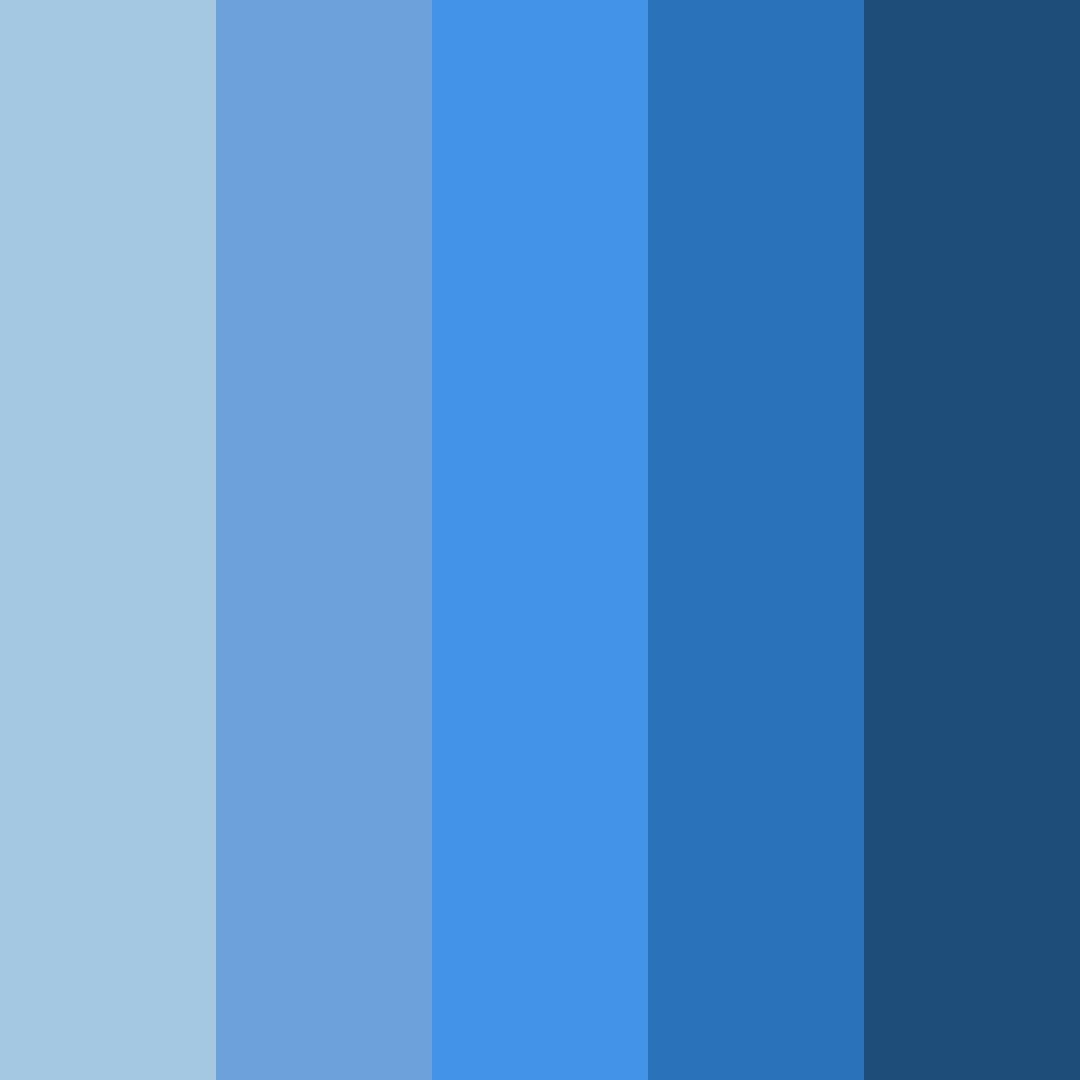 Download azure dreams color palette PNG image (square)