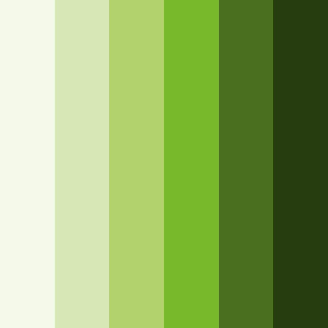Download lush meadow harmony color palette PNG image (square)