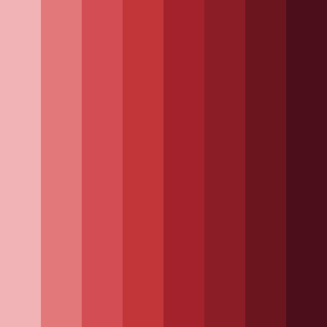 Download deep red color palette PNG image (square)