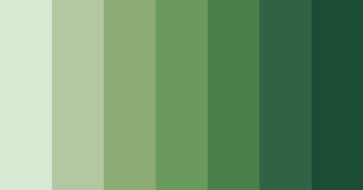 Download whispering forest color palette PNG image (landscape)