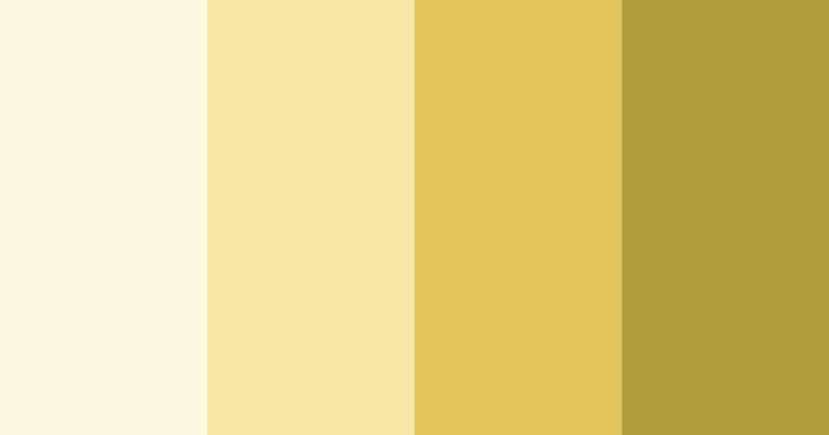 Download light yellow color palette PNG image (landscape)