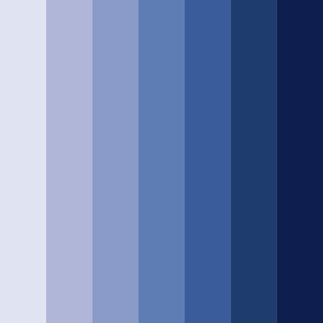 Download neutral indigo color palette PNG image (square)