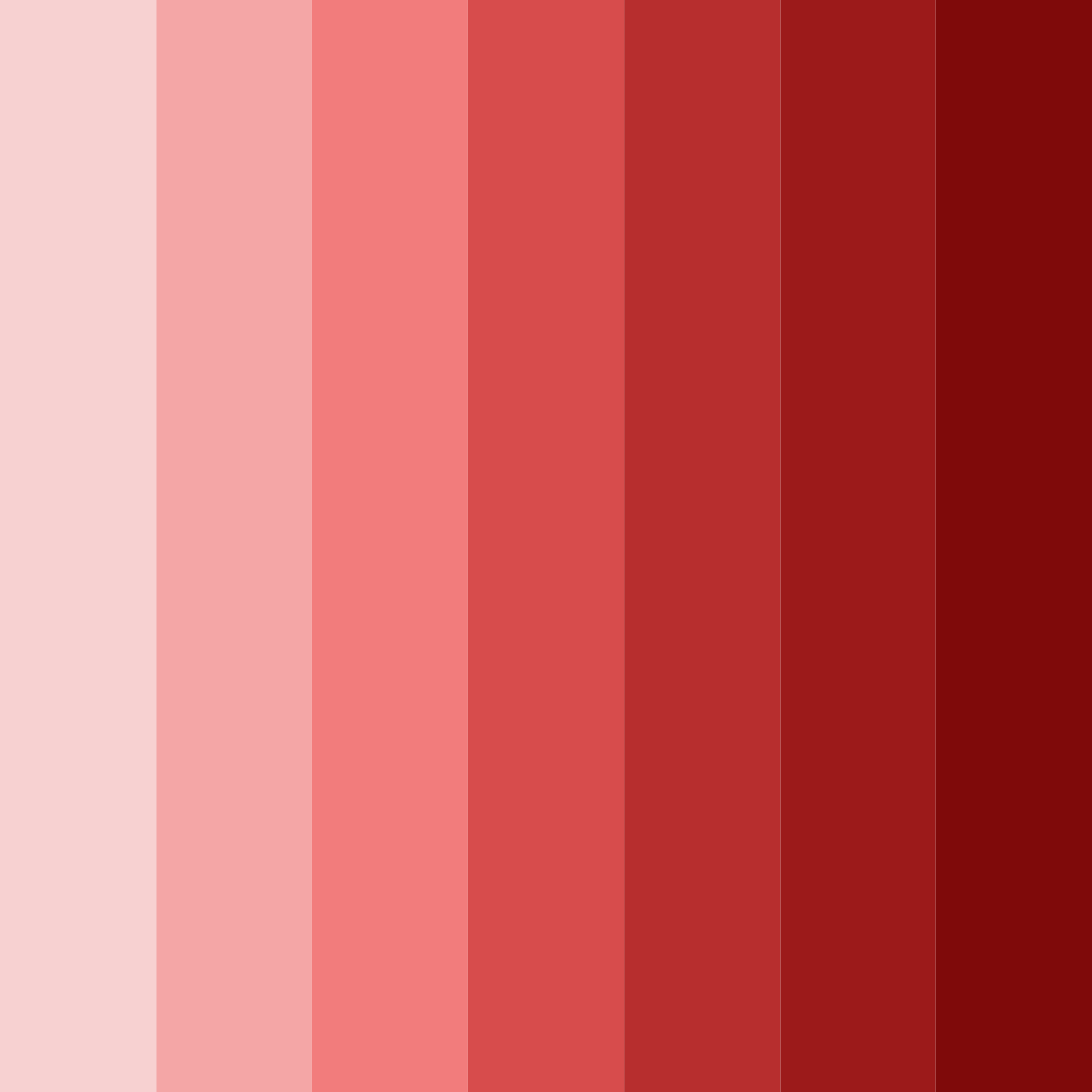Download soft red color palette PNG image (square)
