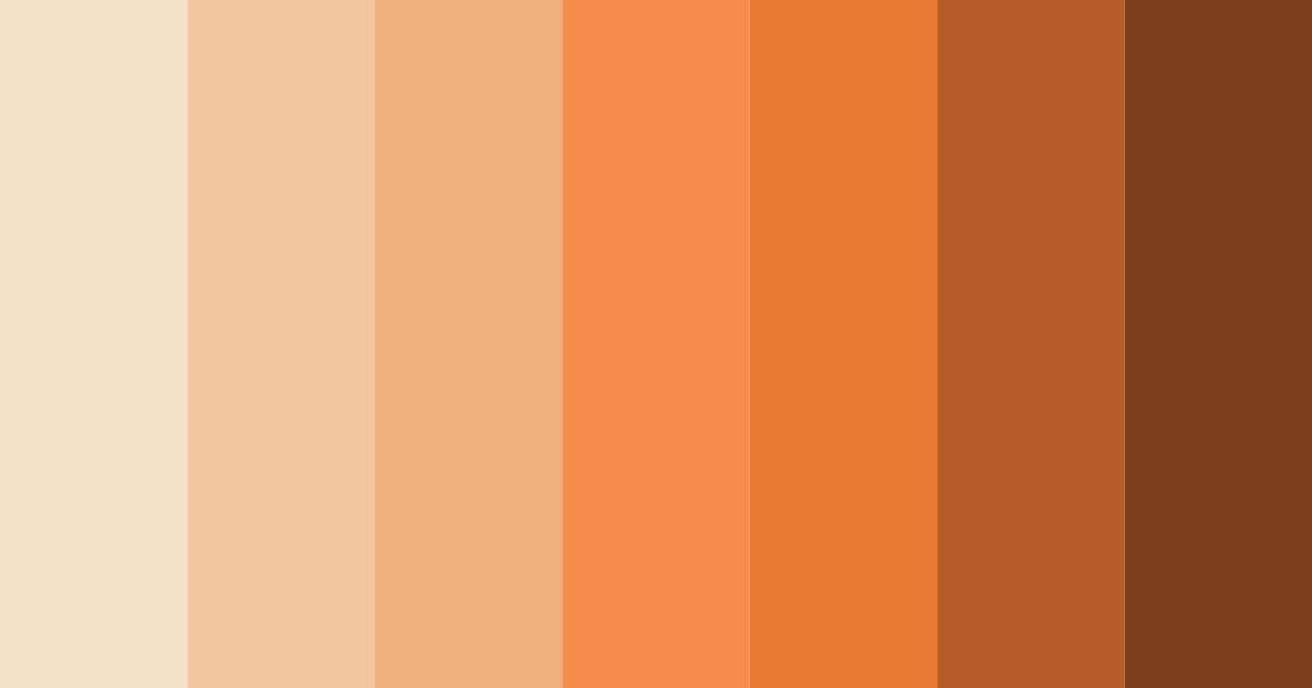 Download sunkissed earthtones color palette PNG image (landscape)