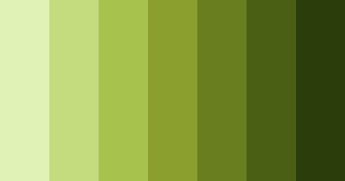 Download lively verdant harmony color palette PNG image (landscape)