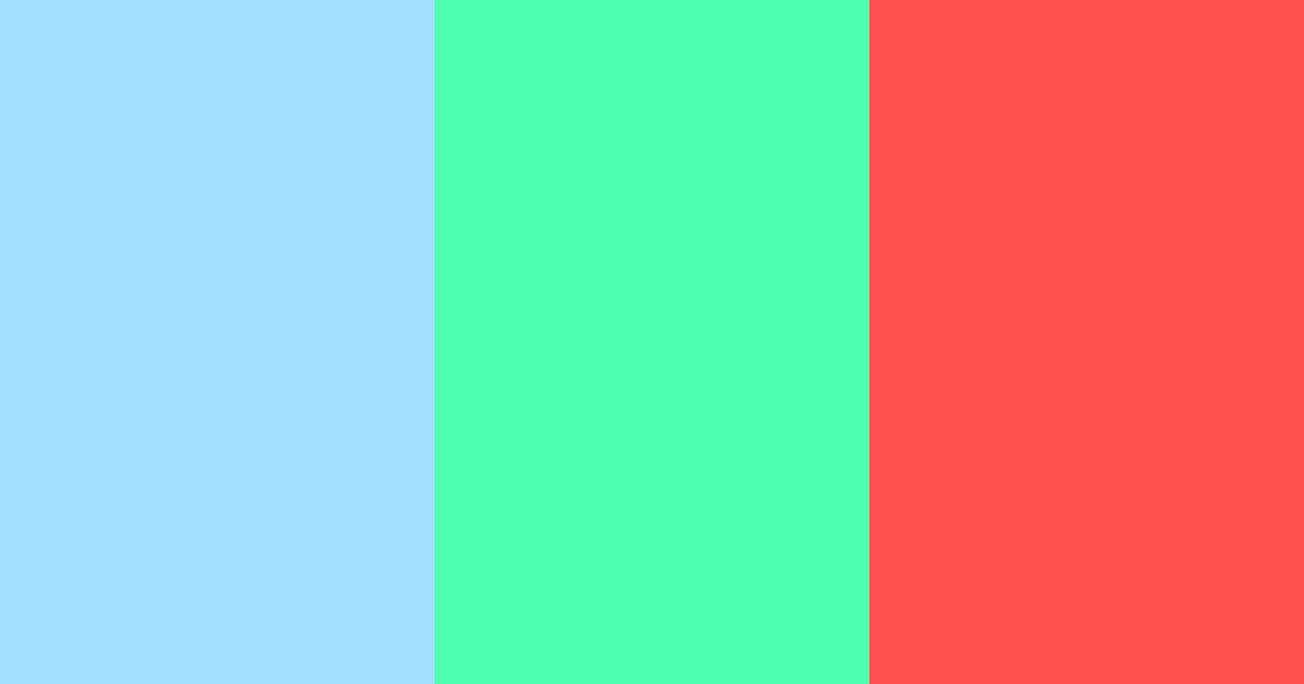 Download bright blue green red color palette PNG image (landscape)