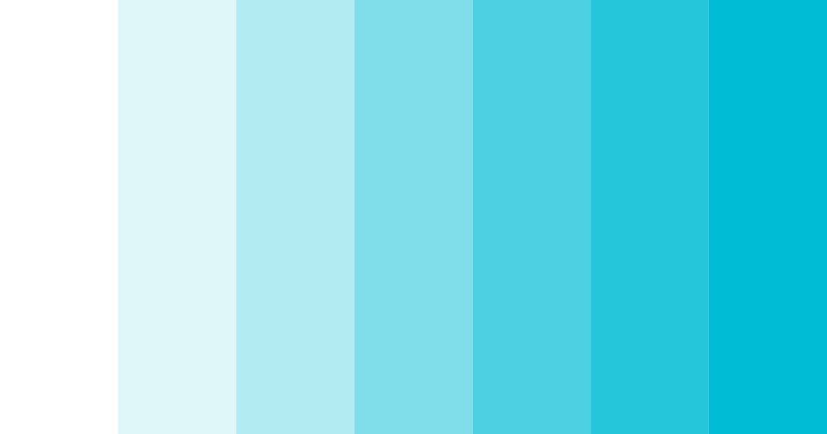 Download light blue snow color palette PNG image (landscape)