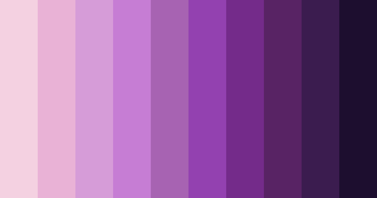 Download purple blossom color palette PNG image (landscape)