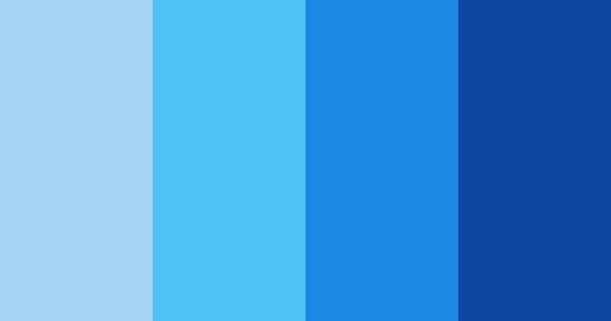 Download cyberwave blues color palette PNG image (landscape)