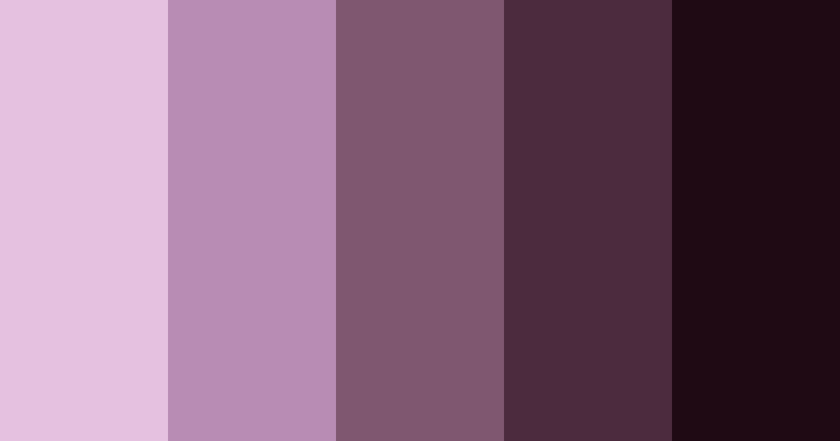 Download mysterious reverie color palette PNG image (landscape)