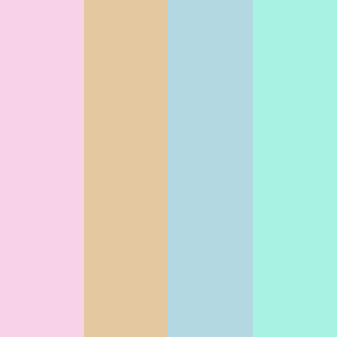 Download pink breeze color palette PNG image (square)