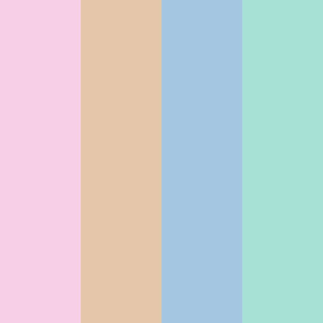Download pink breeze color palette PNG image (square)