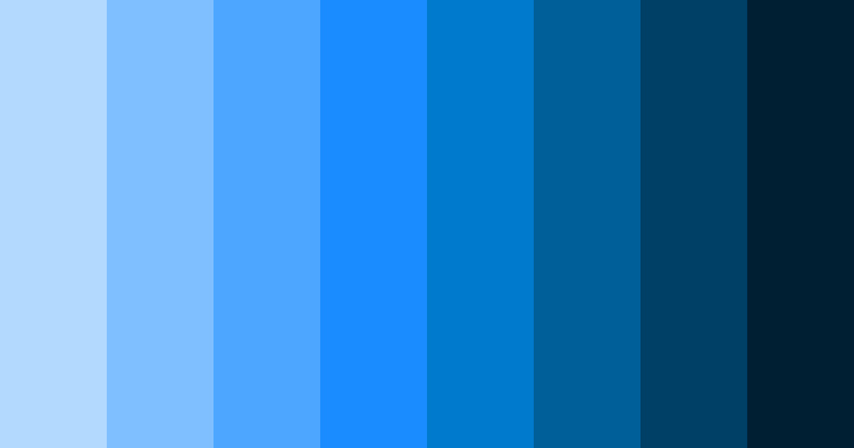 Download corporate cascade color palette PNG image (landscape)