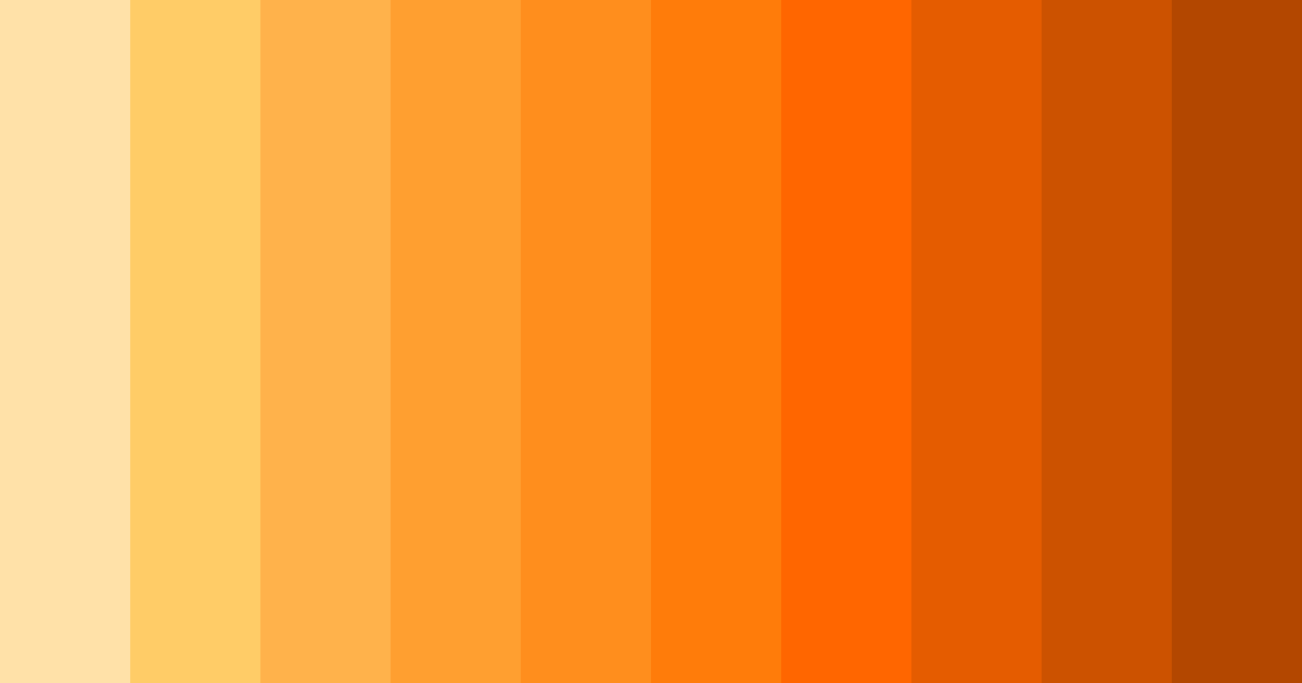 Download orange sunset color palette PNG image (landscape)